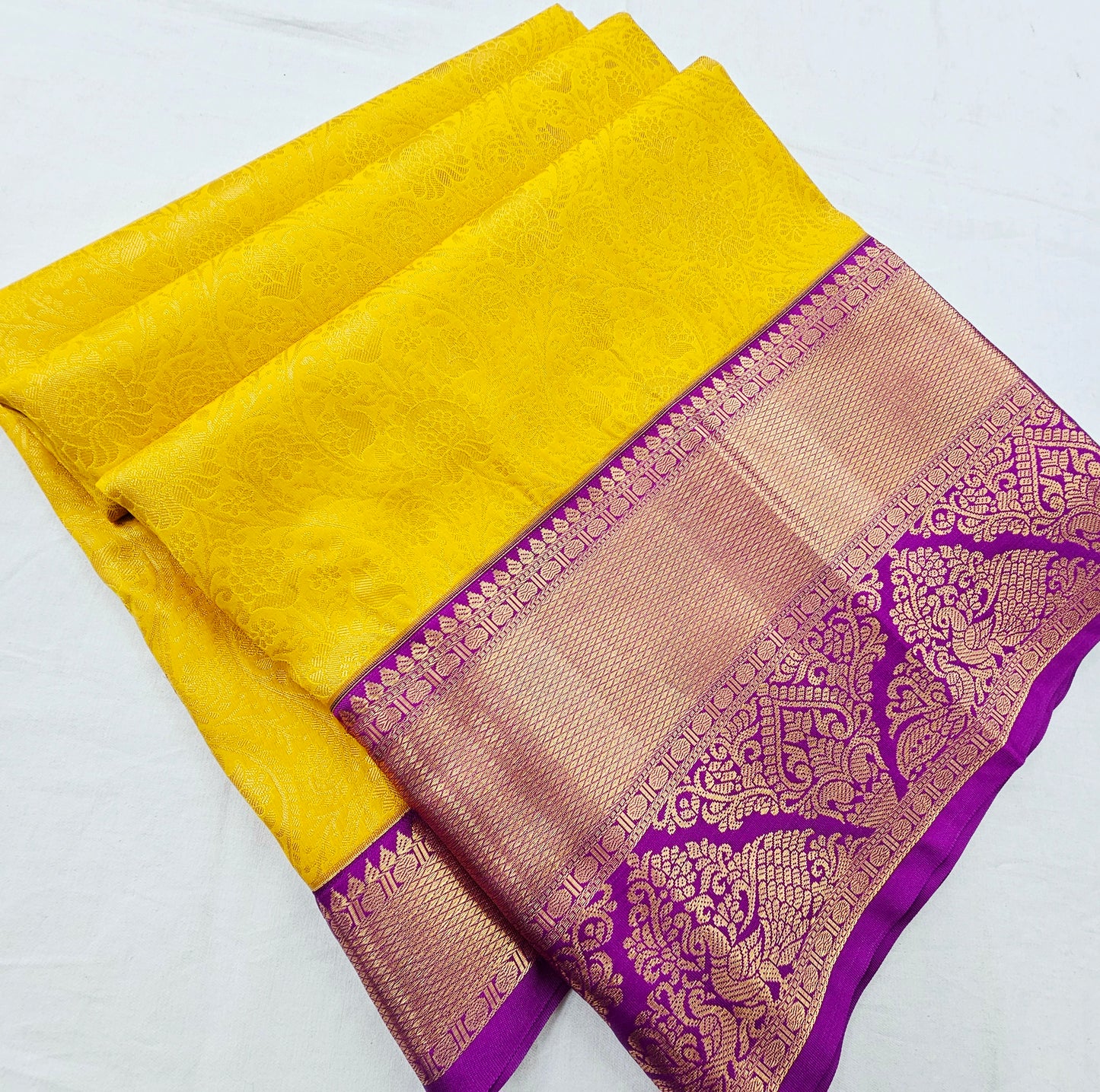 Kanchipuram Blended Trendy Bridal Silk Saree 003