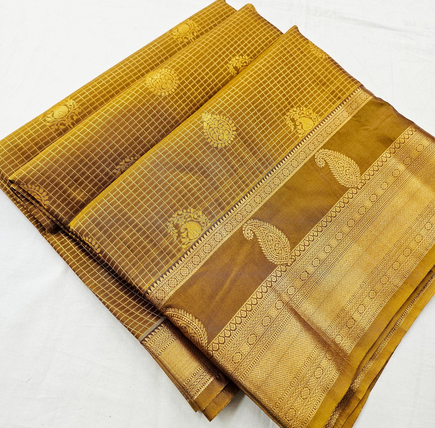 Kanchipuram Blended Trendy Bridal Silk Saree 004