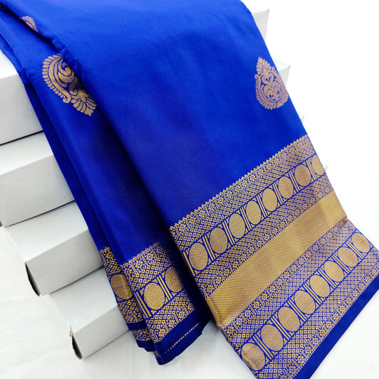 Kanchipuram Blended Self Butta Silk Saree 006 – Kanchipuram Lakshaya Silks