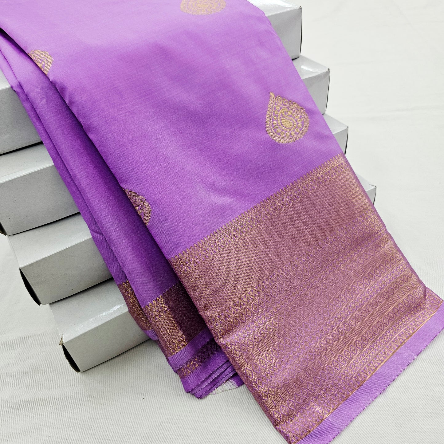 Kanchipuram Blended Self Butta Silk Saree 019