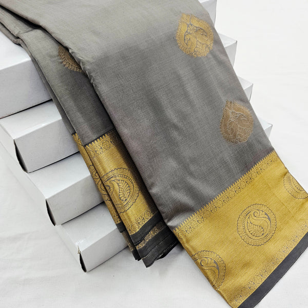 Kanchipuram Blended Self Butta Silk Saree 022