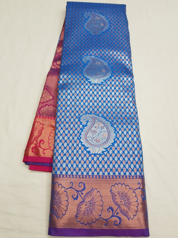 Kanchipuram Blended Bridal Silk Sarees 021