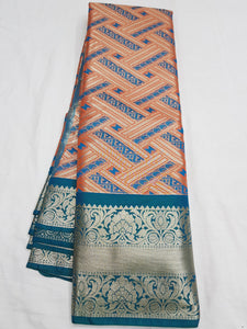 Kanchipuram Blended Bridal Tissue Silk Sarees 039