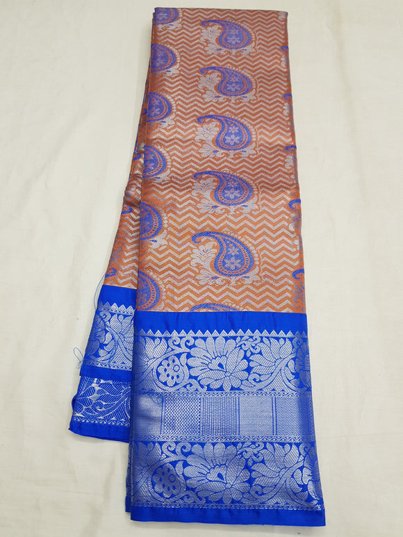 Kanchipuram Blended Bridal Tissue Silk Sarees 047