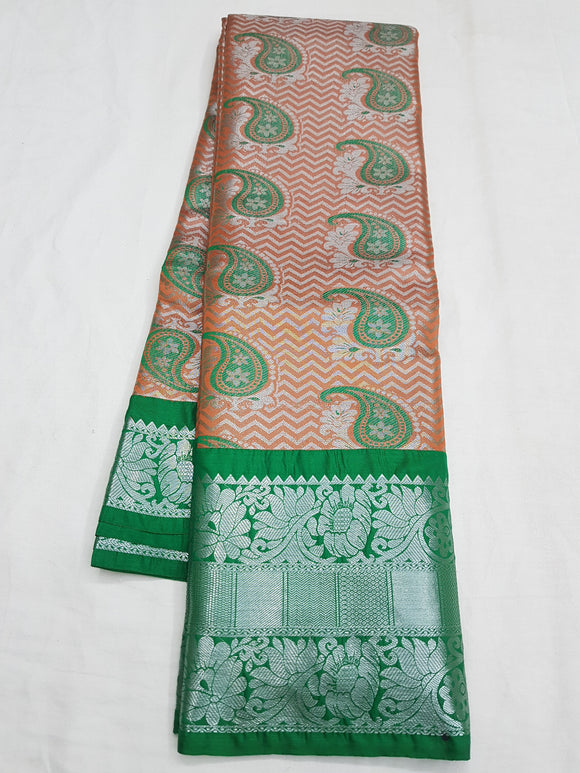 Kanchipuram Blended Bridal Tissue Silk Sarees 048