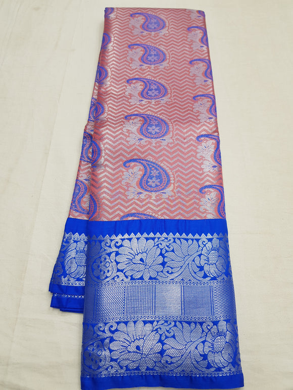 Kanchipuram Blended Bridal Tissue Silk Sarees 059