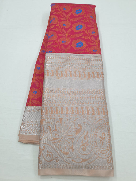 Kanchipuram Blended Silver Tissue Silk Sarees 003