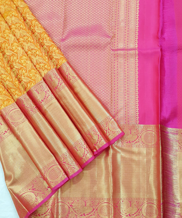 Kanchipuram Pure Handloom Bridal Silk Saree 087