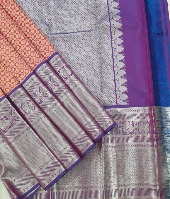 Kanchipuram Pure Handloom Bridal Silk Saree 131