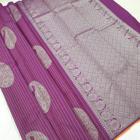 Kanchipuram Pure Handloom Fancy Silk Saree 009