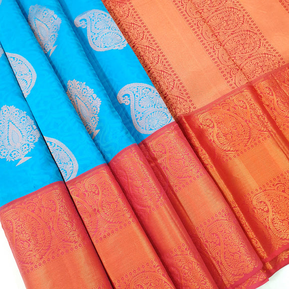 Kanchipuram Pure Handloom Fancy Silk Saree 023