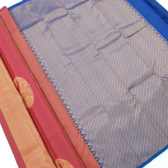 Kanchipuram Pure Handloom Fancy Silk Saree 050