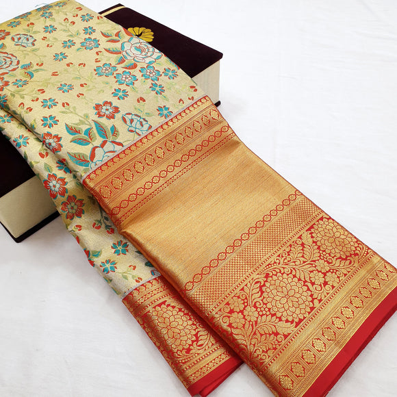 Kanchipuram Pure Tissue Silk Saree 053