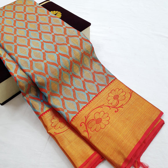 Kanchipuram Pure Tissue Silk Saree 060