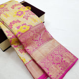 Kanchipuram Pure Handloom High Tissue Silk Saree 183