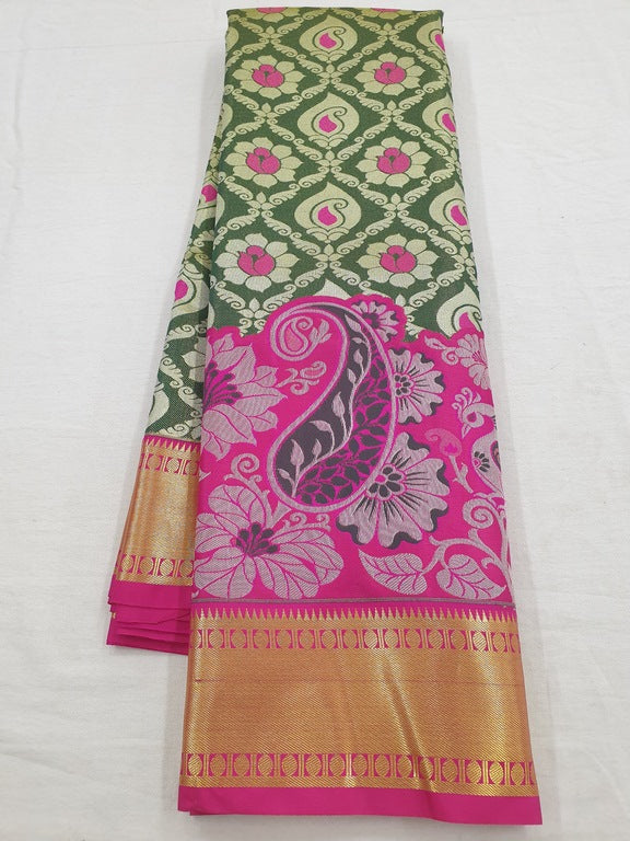 Kanchipuram Blended Tissue Bridal Silk Sarees 058