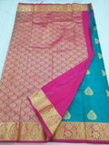 Kanchipuram Blended Fancy Bridal Silk Sarees 486