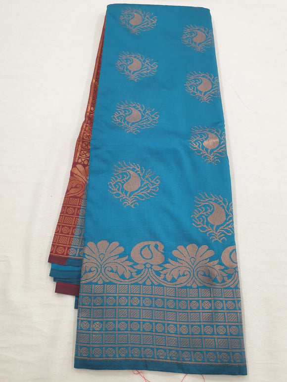 Kanchipuram Blended Fancy Bridal Silk Sarees 502