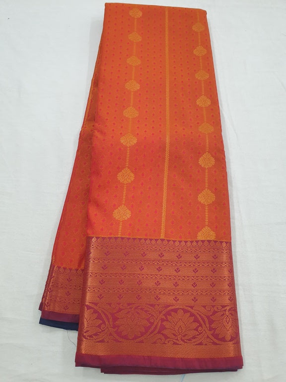 Kanchipuram Blended Fancy Bridal Silk Sarees 578