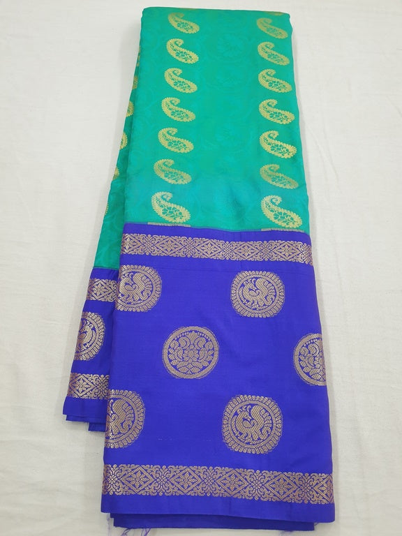 Kanchipuram Blended Fancy Bridal Silk Sarees 585