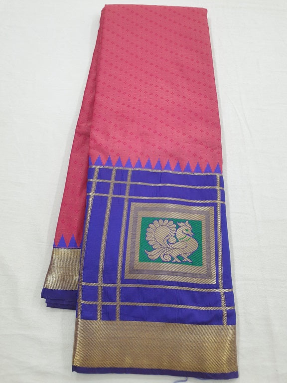 Kanchipuram Blended Fancy Bridal Silk Sarees 586