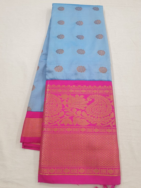 Kanchipuram Blended Fancy Bridal Silk Sarees 602