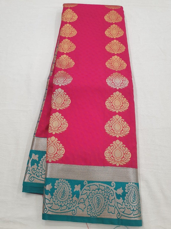 Kanchipuram Blended Fancy Bridal Silk Sarees 606