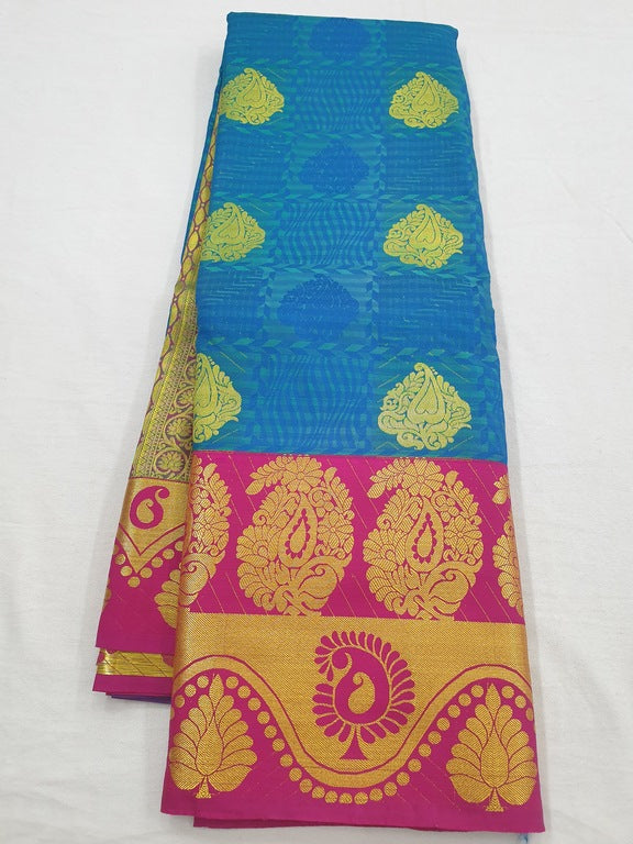 Kanchipuram Blended Fancy Bridal Silk Sarees 609