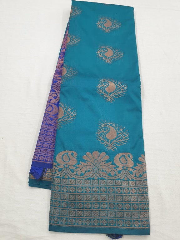 Kanchipuram Blended Fancy Bridal Silk Sarees 634
