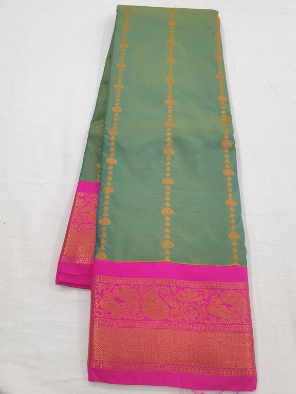 Kanchipuram Blended Fancy Bridal Silk Sarees 637