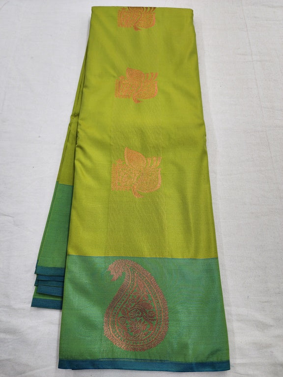 Kanchipuram Blended Fancy Bridal Silk Sarees 643