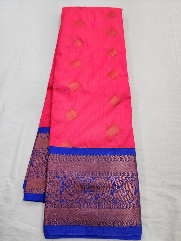 Kanchipuram Blended Fancy Bridal Silk Sarees 650