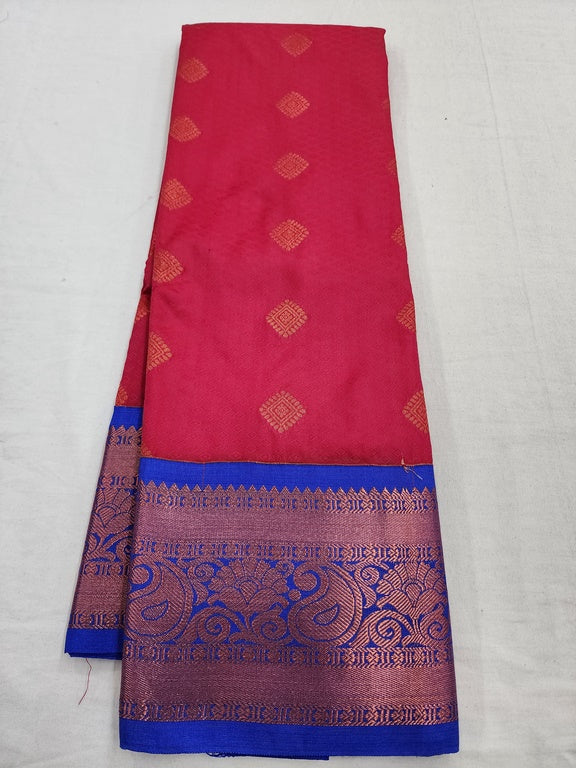 Kanchipuram Blended Fancy Bridal Silk Sarees 655