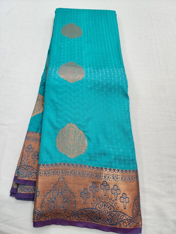 Kanchipuram Blended Fancy Bridal Silk Sarees 656