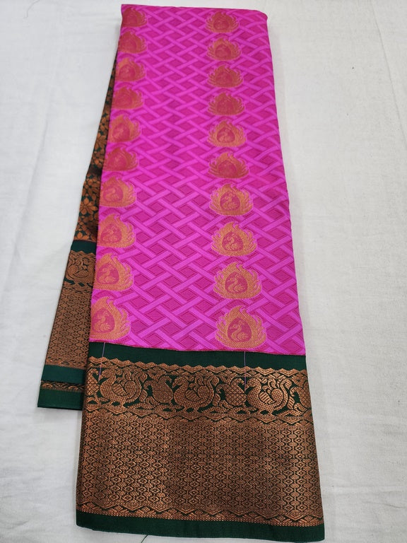 Kanchipuram Blended Fancy Bridal Silk Sarees 683