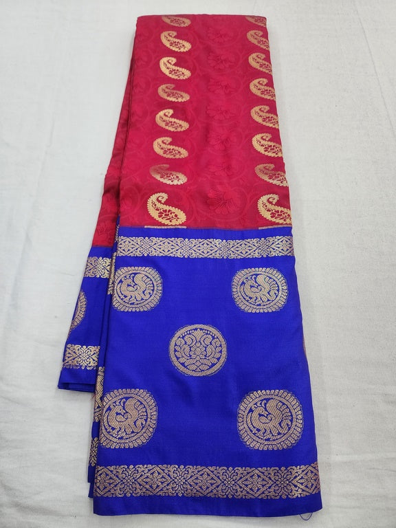Kanchipuram Blended Fancy Bridal Silk Sarees 772