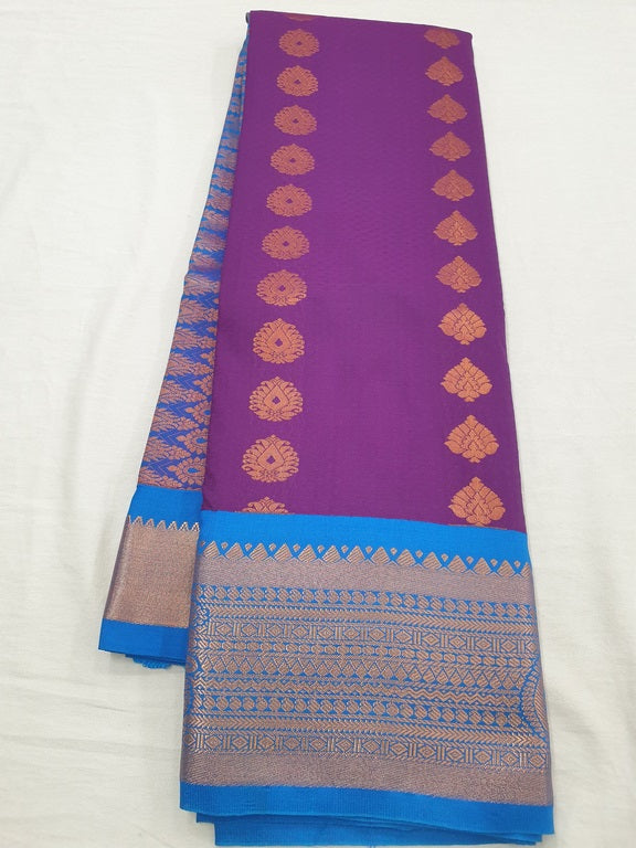 Kanchipuram Blended Fancy Bridal Silk Sarees 909