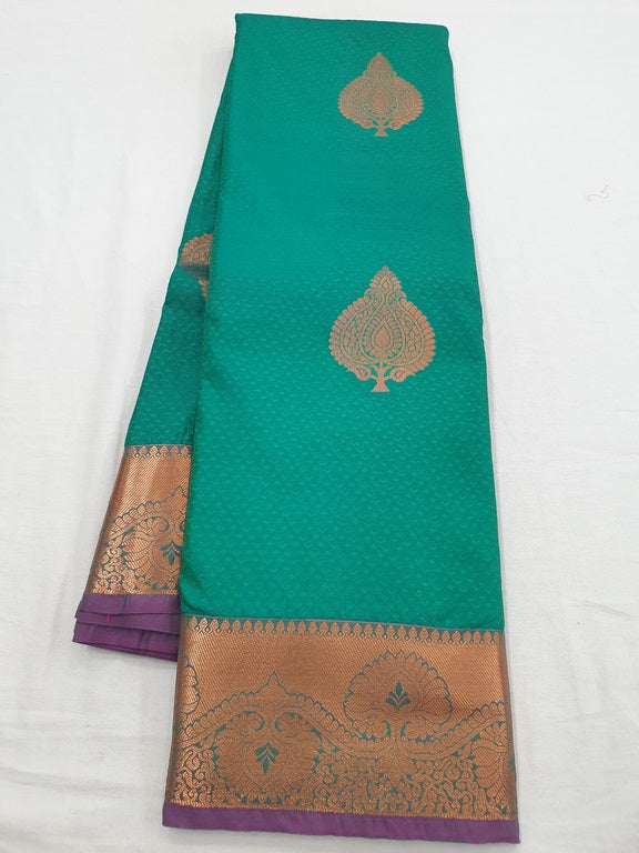 Kanchipuram Blended Fancy Bridal Silk Sarees 977