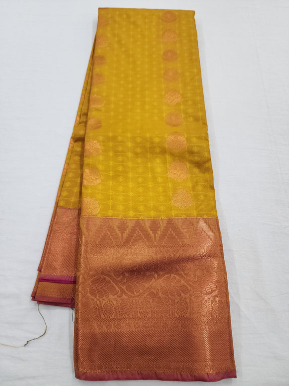 Kanchipuram Blended Fancy Bridal Silk Sarees 1629