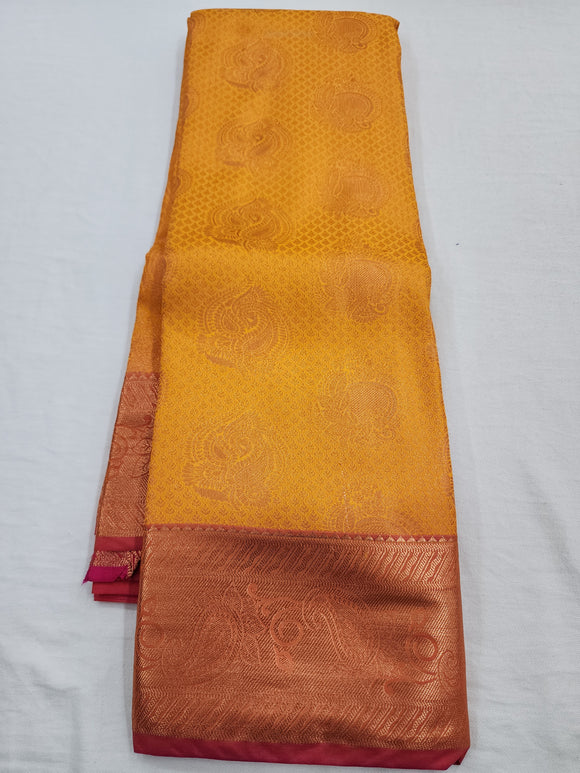 Kanchipuram Blended Fancy Bridal Silk Sarees 1717
