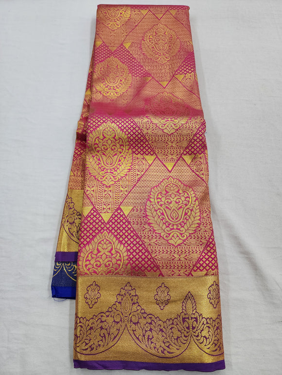Kanchipuram Blended Fancy Bridal Silk Sarees 1735