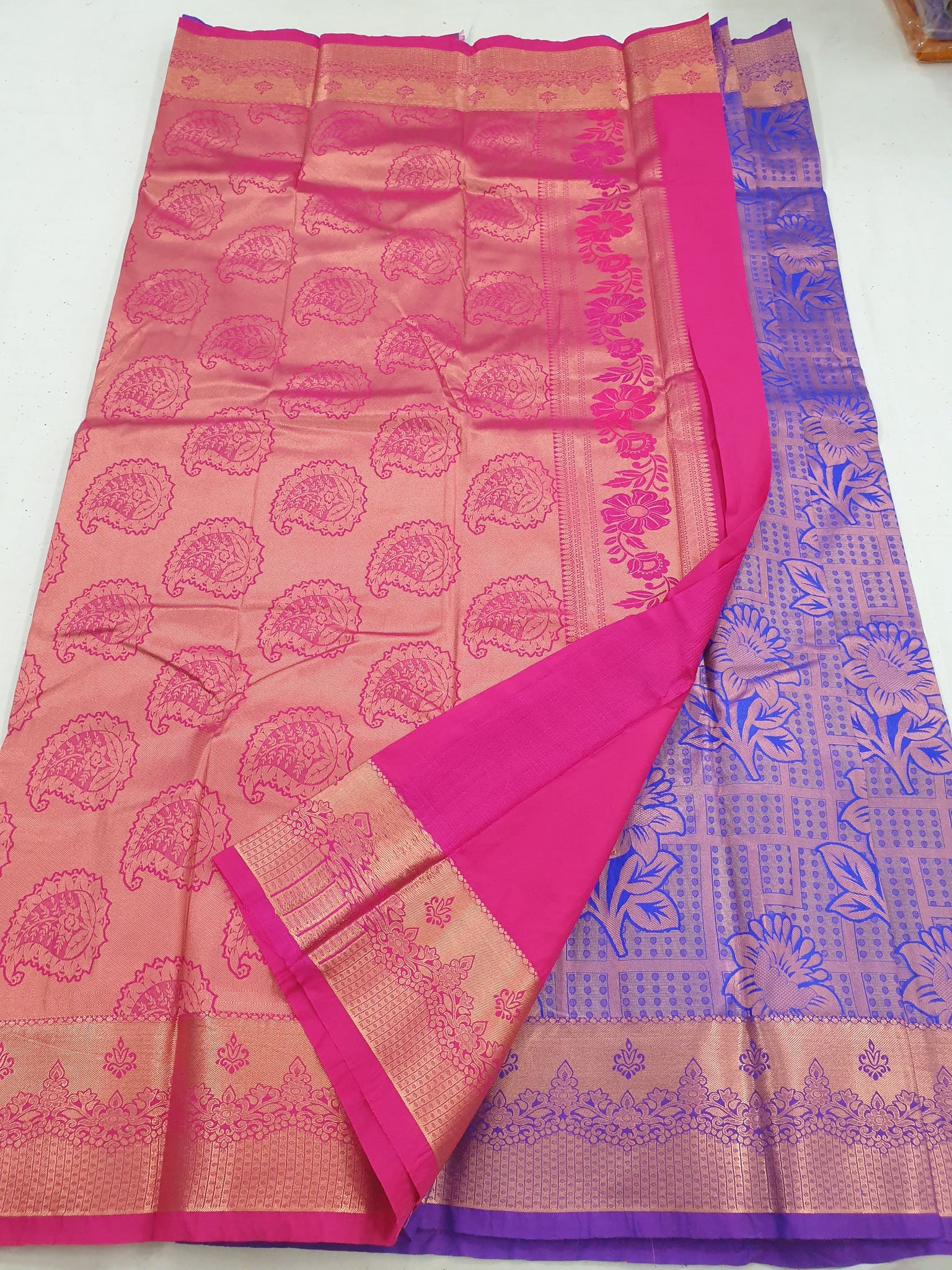 Pure Kanchipuram Soft Silk Saree - Pure Kanchipuram Soft Silk Saree  Exporter, Manufacturer, Supplier, Trading Company, Coimbatore, India