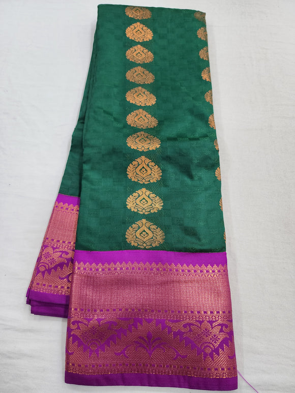 Kanchipuram Blended Fancy Bridal Silk Sarees 1825