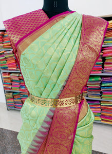 Kanchipuram Pure Handloom High Tissue Silk Saree 184