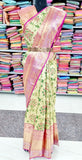 Kanchipuram Pure Handloom High Tissue Silk Saree 091