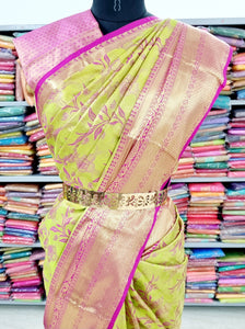 Kanchipuram Pure Handloom High Tissue Silk Saree 041