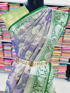 Kanchipuram Pure Handloom High Tissue Silk Saree 101