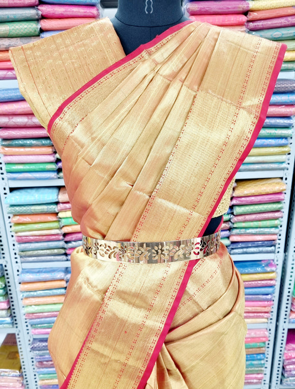 Kanchipuram Pure Handloom High Tissue Silk Saree 135