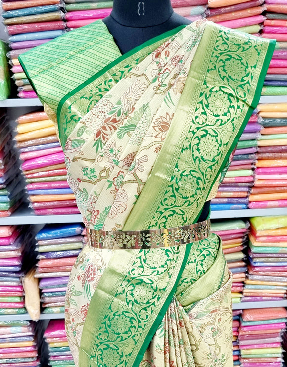 Kanchipuram Pure Handloom High Tissue Silk Saree 025