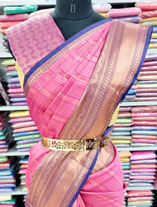 Kanchipuram Blended Fancy Silk Sarees 001